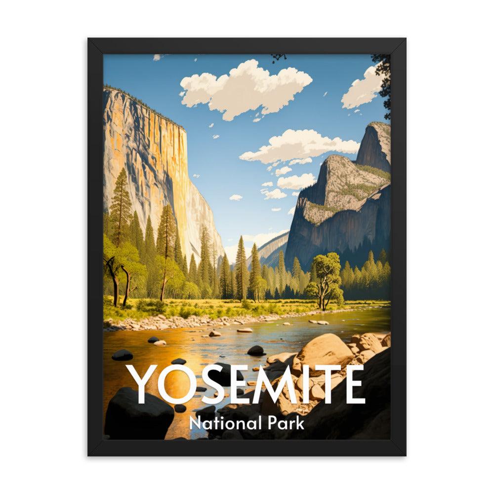 Yosemite National Park Framed poster - Wander Trails