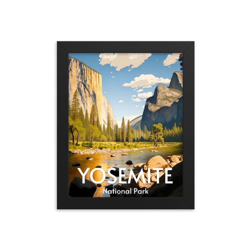 Yosemite National Park Framed poster - Wander Trails