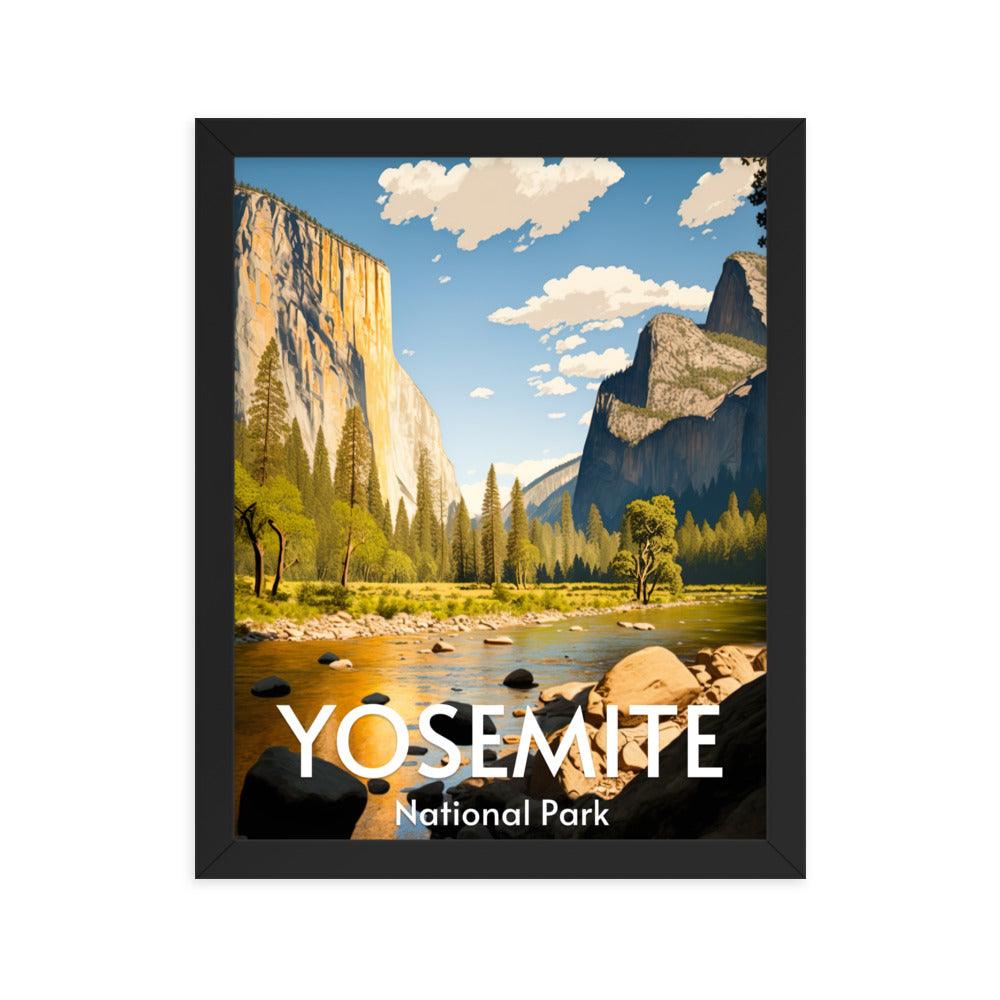 Yosemite National Park Framed poster - Wander Trails