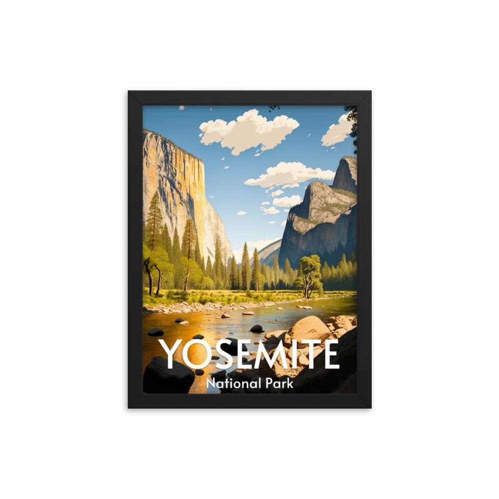 Yosemite National Park Framed poster - Wander Trails