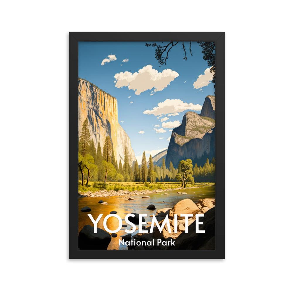 Yosemite National Park Framed poster - Wander Trails