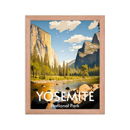 Yosemite National Park Framed poster - Wander Trails