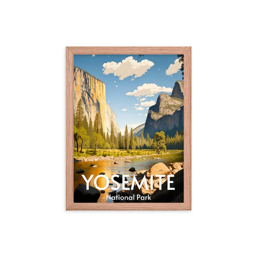 Yosemite National Park Framed poster - Wander Trails