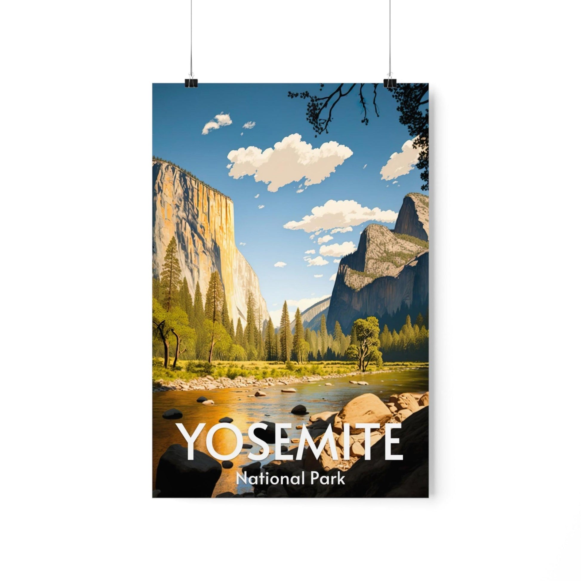 Yosemite National Park Poster - Premium Matte Posters - Wander Trails