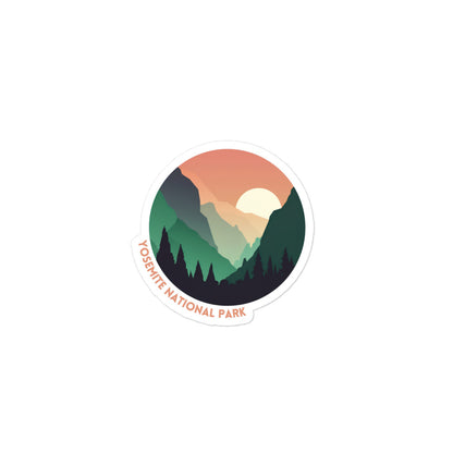 Yosemite National Park sticker - Wander Trails