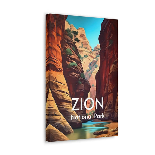 Zion National Park Canvas Print - Wander Trails