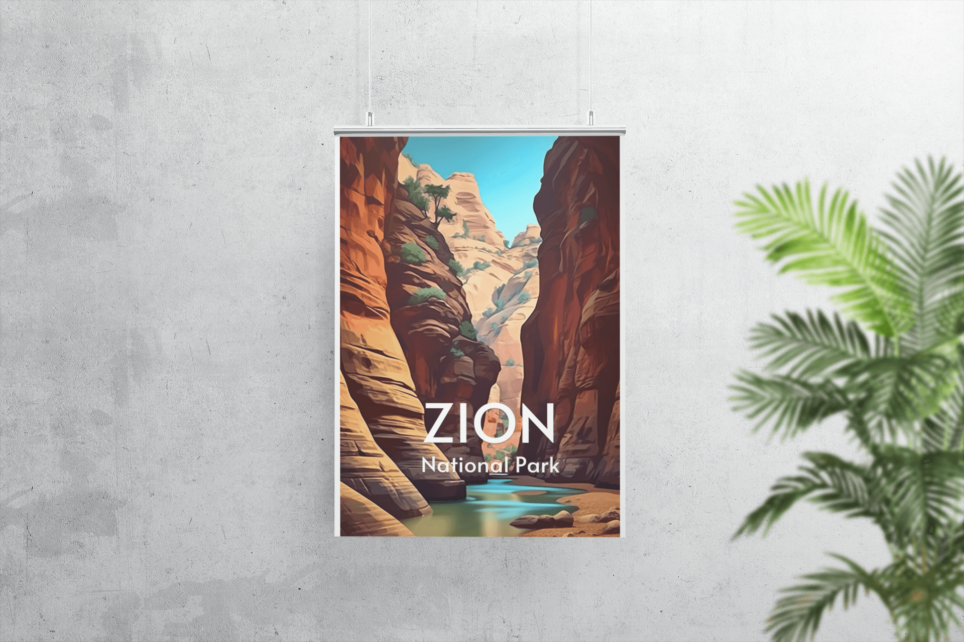 Zion National Park Poster - Premium Matte Posters - Wander Trails